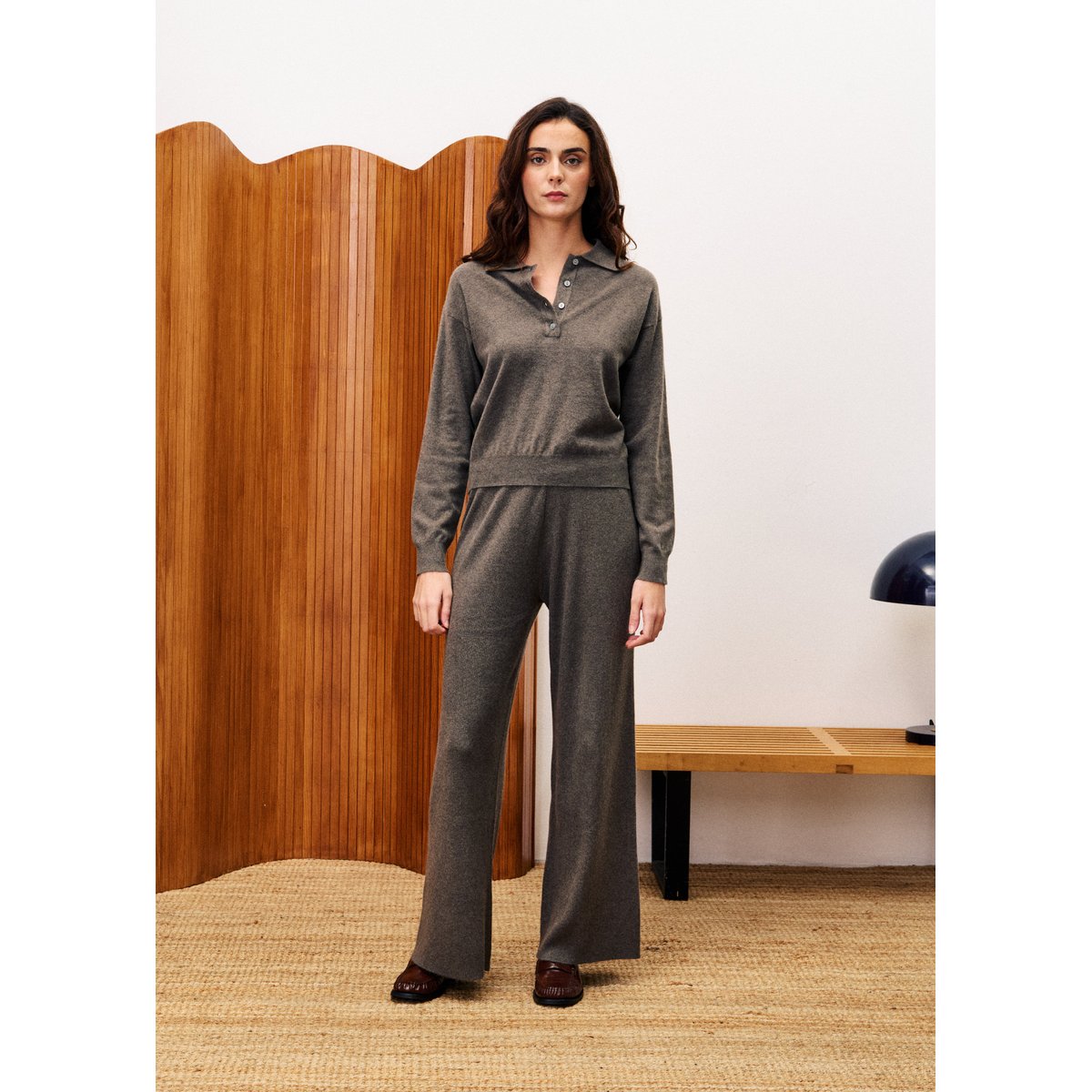 Pull  CHEDID taupe, FRNCH