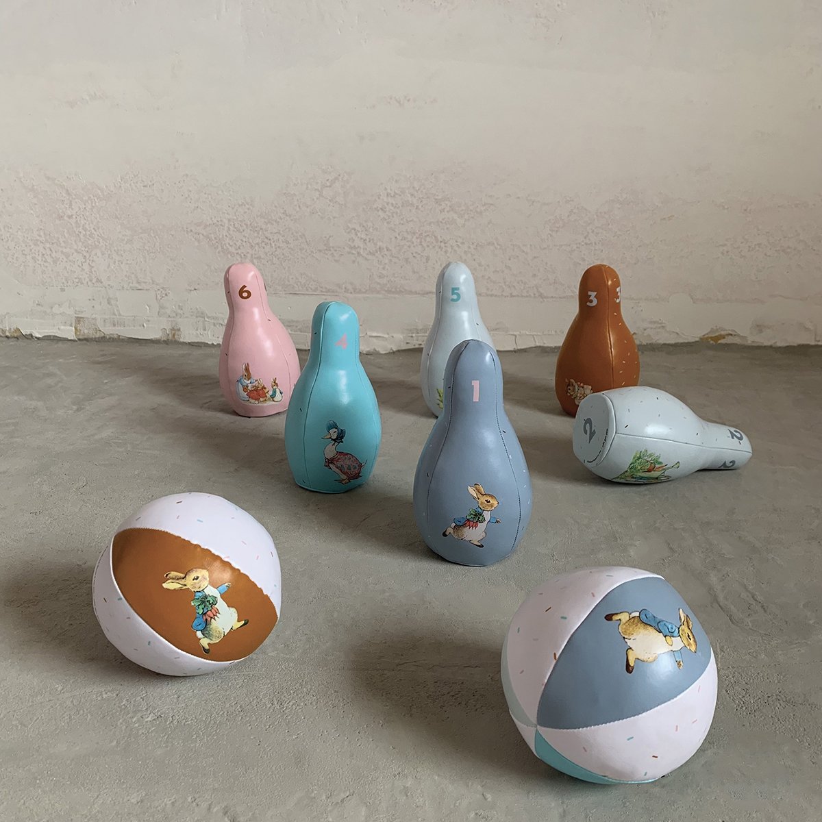 Jeu de quilles PIERRE LAPIN multicolore, PETIT JOUR