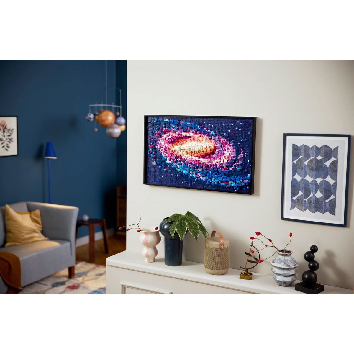 LEGO Art - Créez la Voie lactée en 3D - Kit de décoration artistique 31212 violet, LEGO