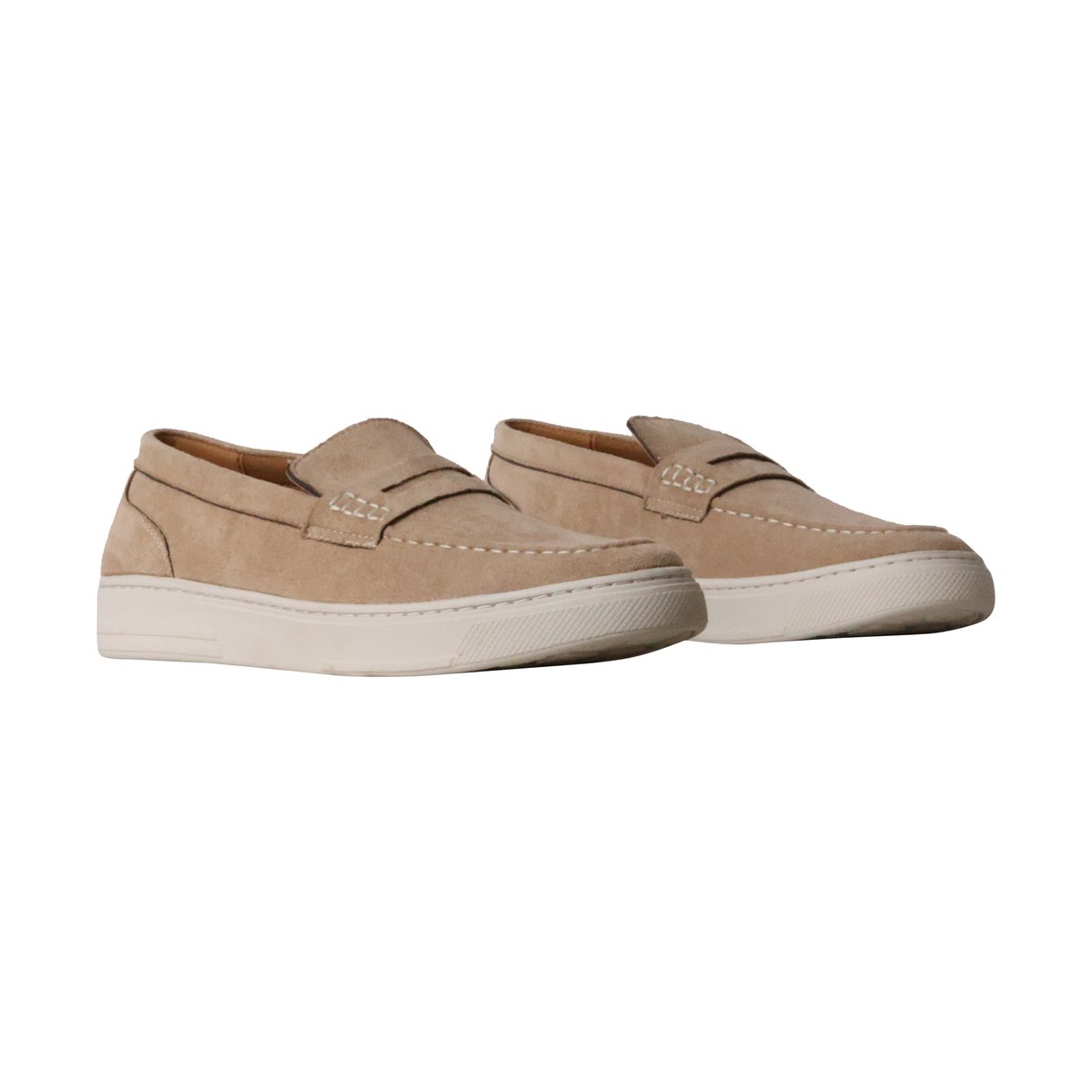 Mocassin Basse à Enfiler beige, ENZO MARCONI