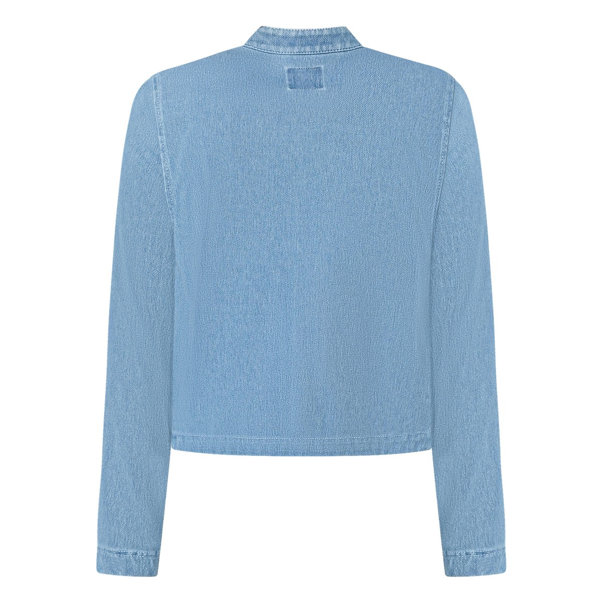 Jeansjacke à fermeture zippée blue denim, ZERO