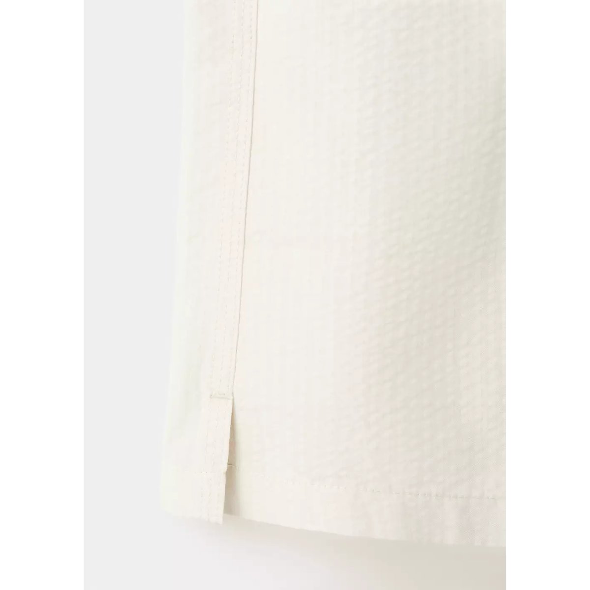 Maillot de bain rayures seersucker beige, MANGO MAN