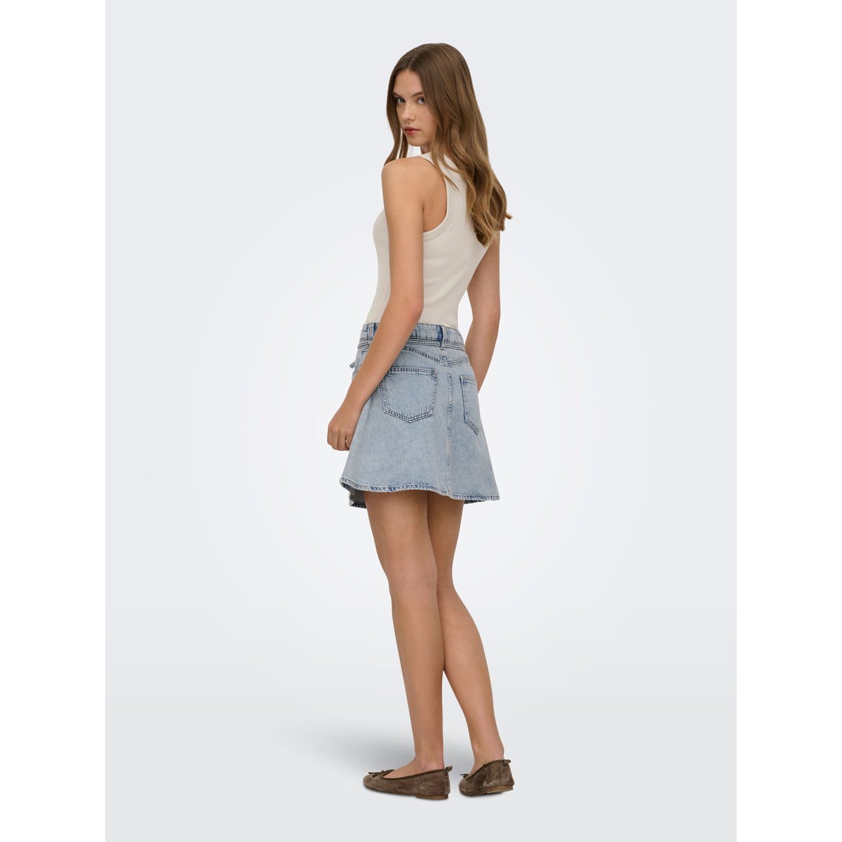 Jupe En Denim light blue denim, ONLY