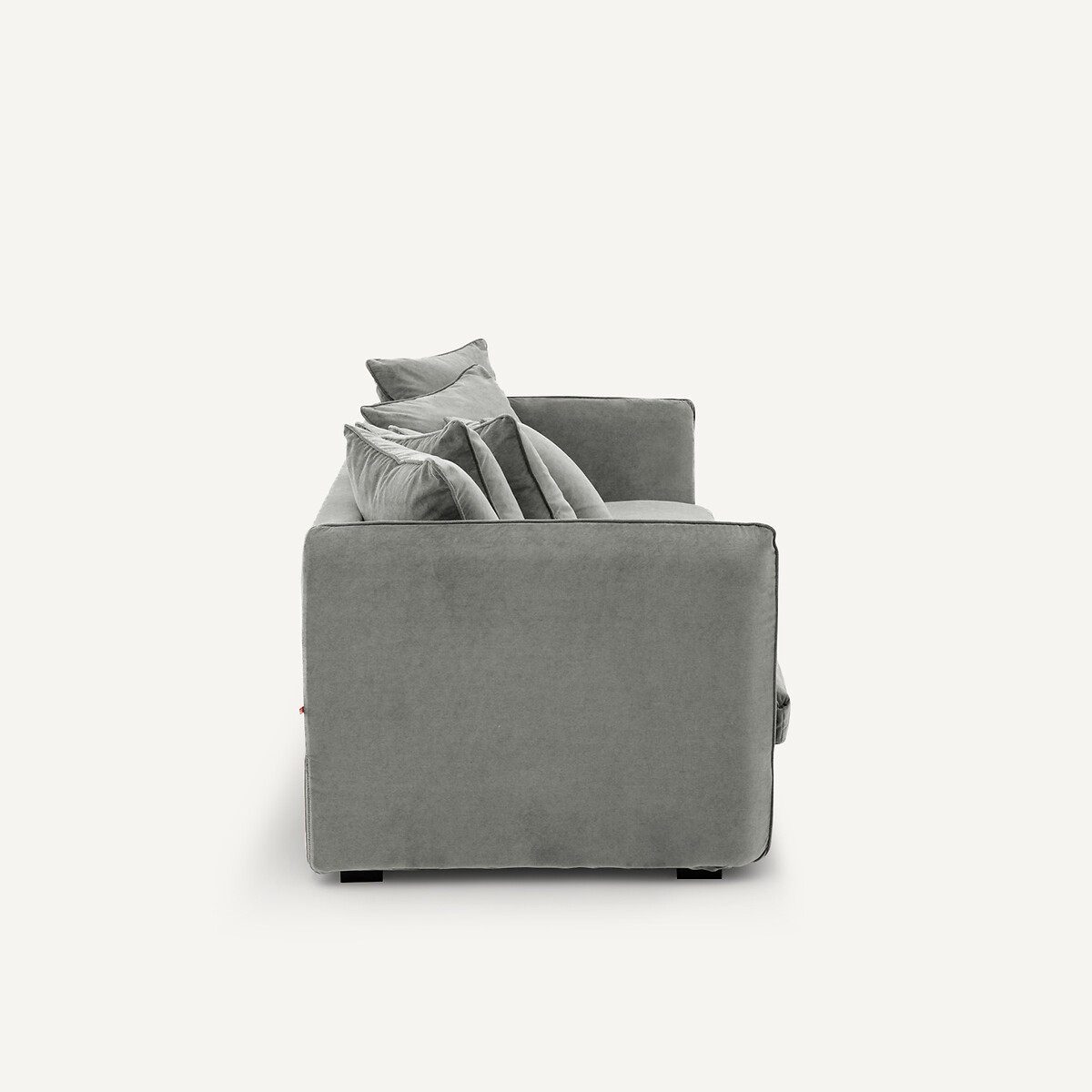 Canapé 3, 4 ou 5 places, en velours stonewashed, Neo Chiquito vert sapin, AM.PM