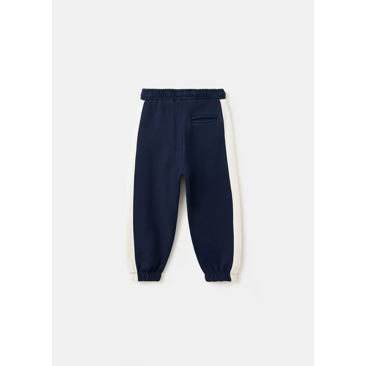 Pantalon jogger bande latérale bleu marine foncé, MANGO BABY