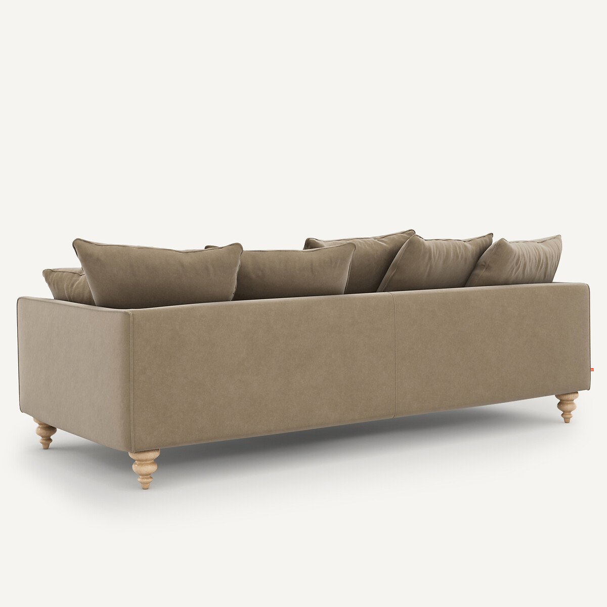 3-, 4- of 5-zits fluwelen bank, Lazare beige cendré, AM.PM