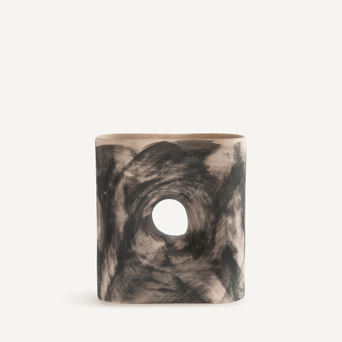 Vase en faïence mate H22,5 cm, Lixa noir, AM.PM