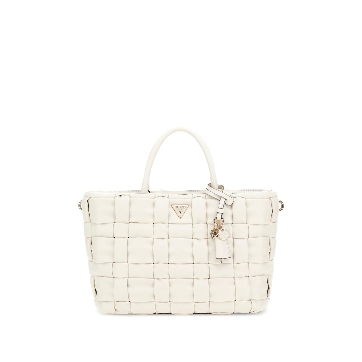 Sac À Main Marion Tressé crème, GUESS