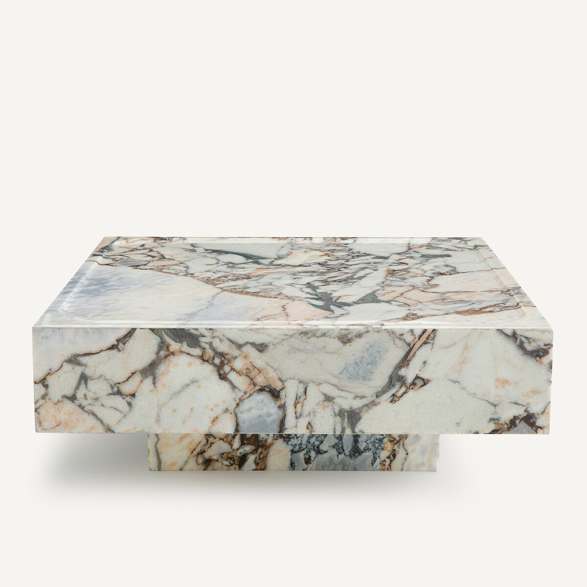 Table basse carrée, en marbre, Eros marbre, AM.PM