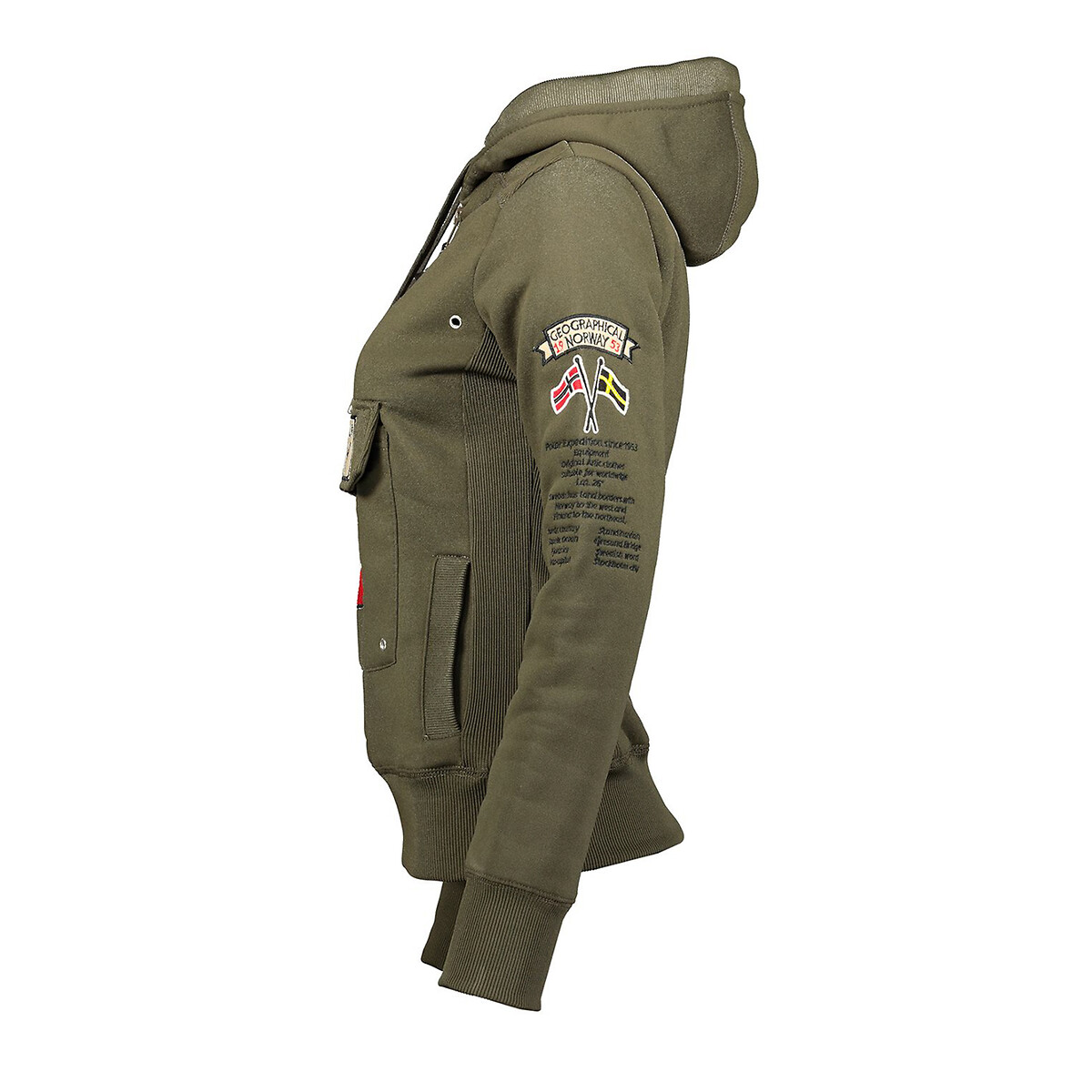 Sweat à capuche Gymclass kaki, GEOGRAPHICAL NORWAY