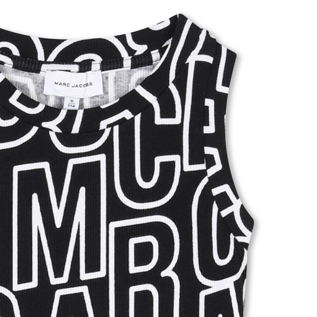 Robe sans manches côtelées black, MARC JACOBS