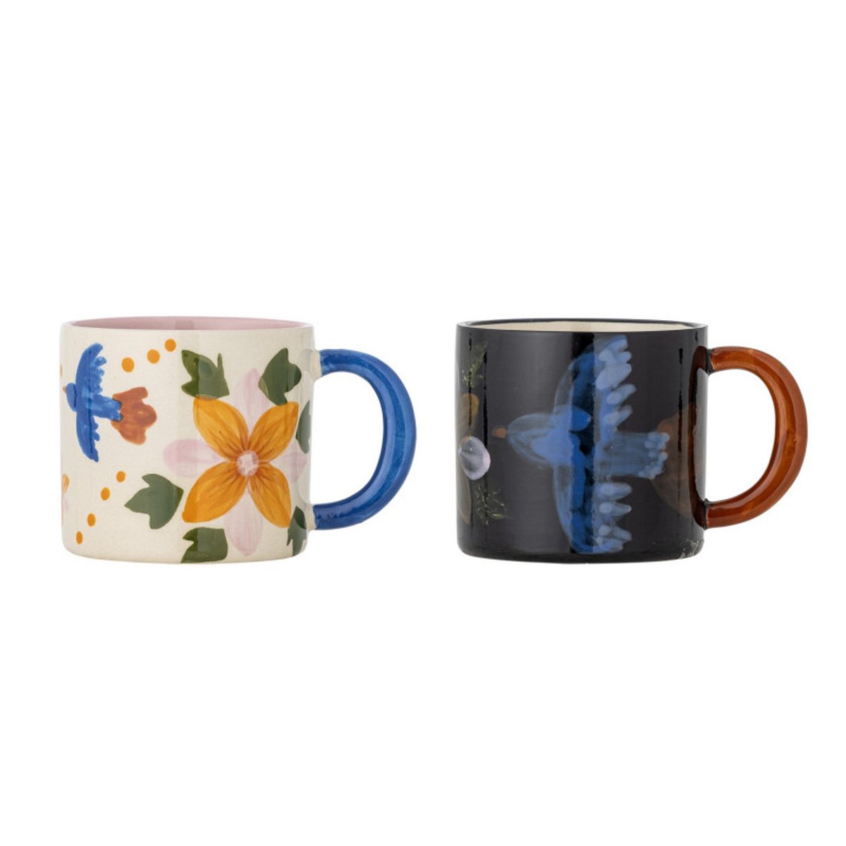 Mugs grès floral  MARICALA set de 2 multicolore, BLOOMINGVILLE