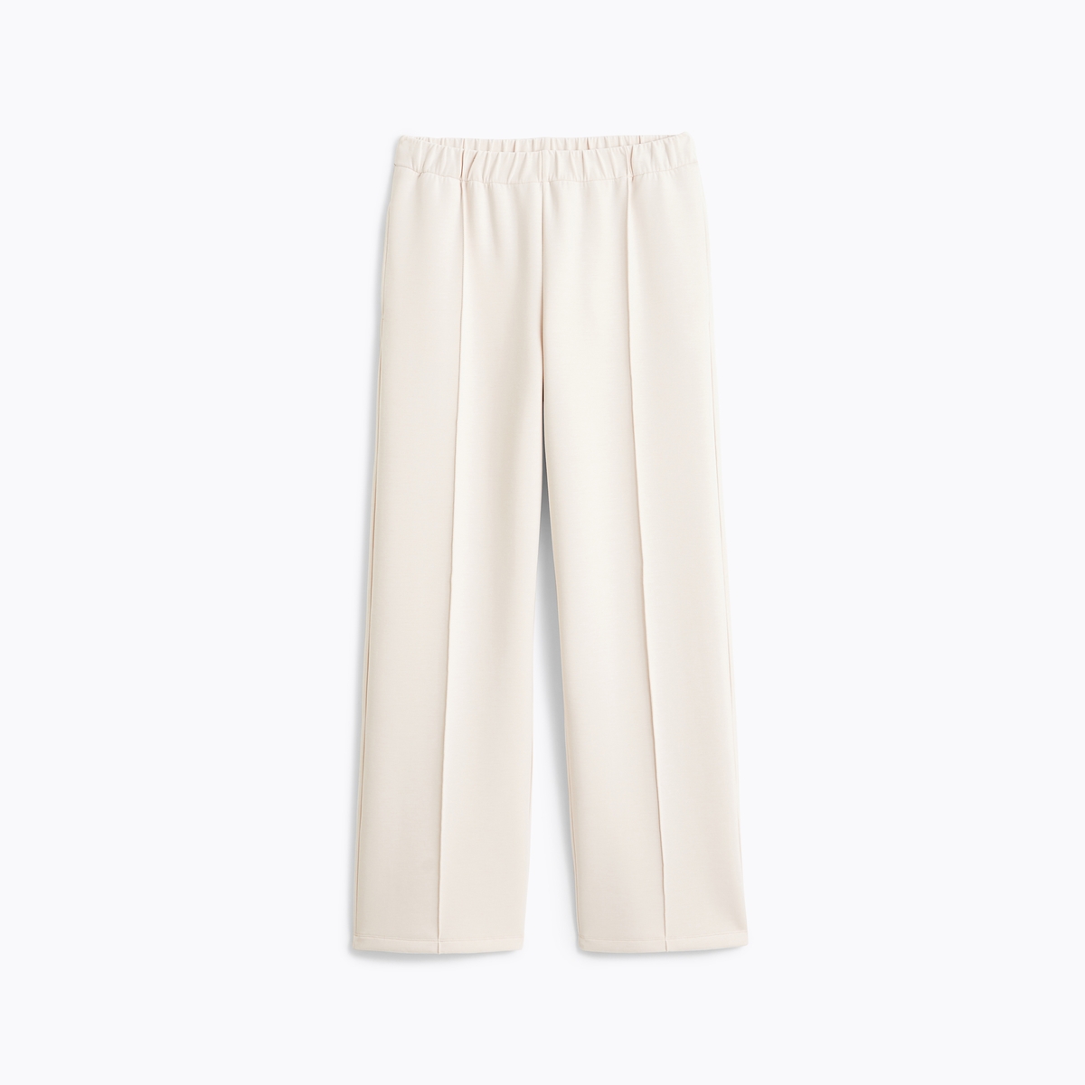 Pantalon en polyester SÉRÉNITÉ crème, LAURENCE TAVERNIER