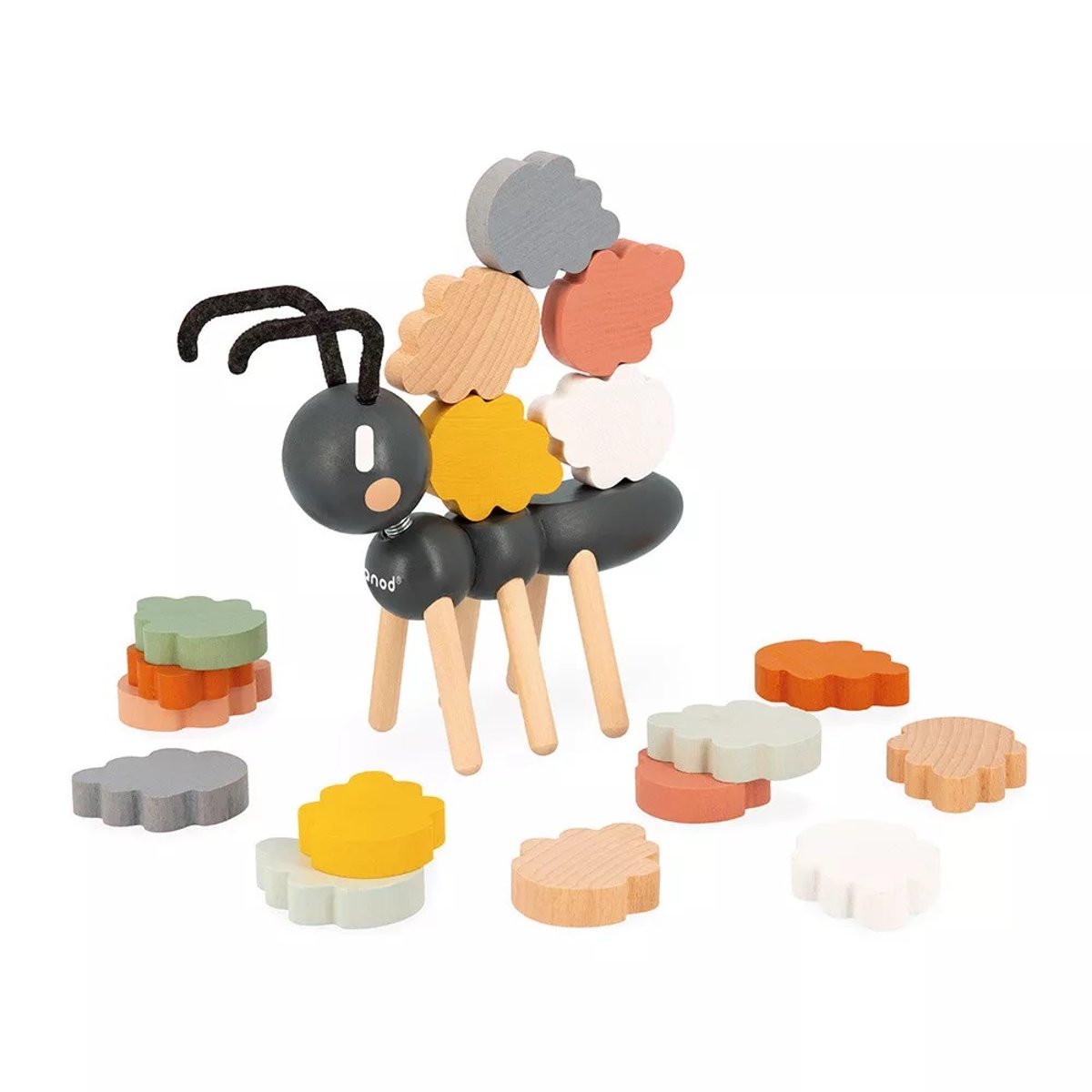Jeu D'équilibre En Bois Fourmi, Jouet D'éveil multicolore, JANOD