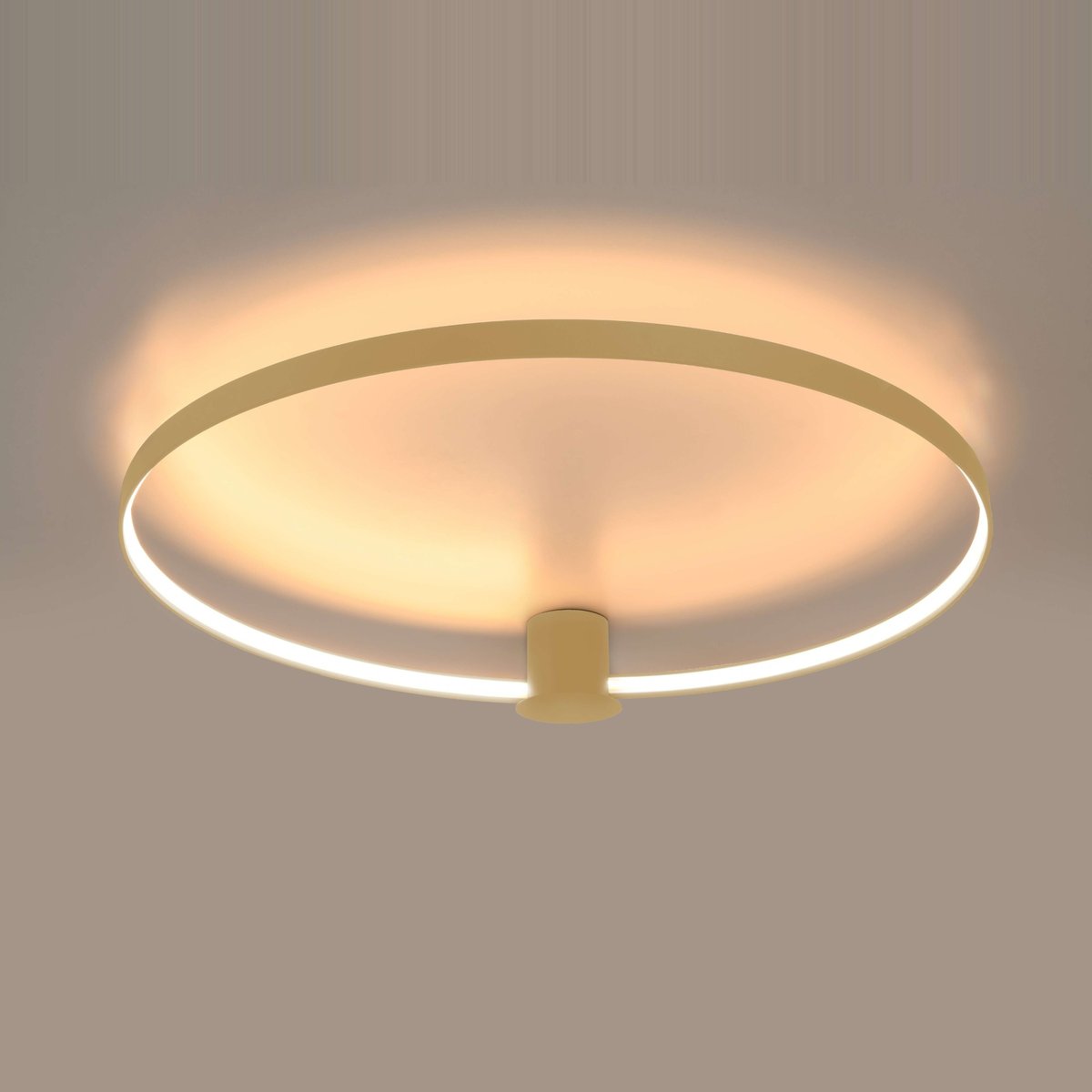 Plafonnier Aluminium Doré LED 1 Rio doré, EDEN