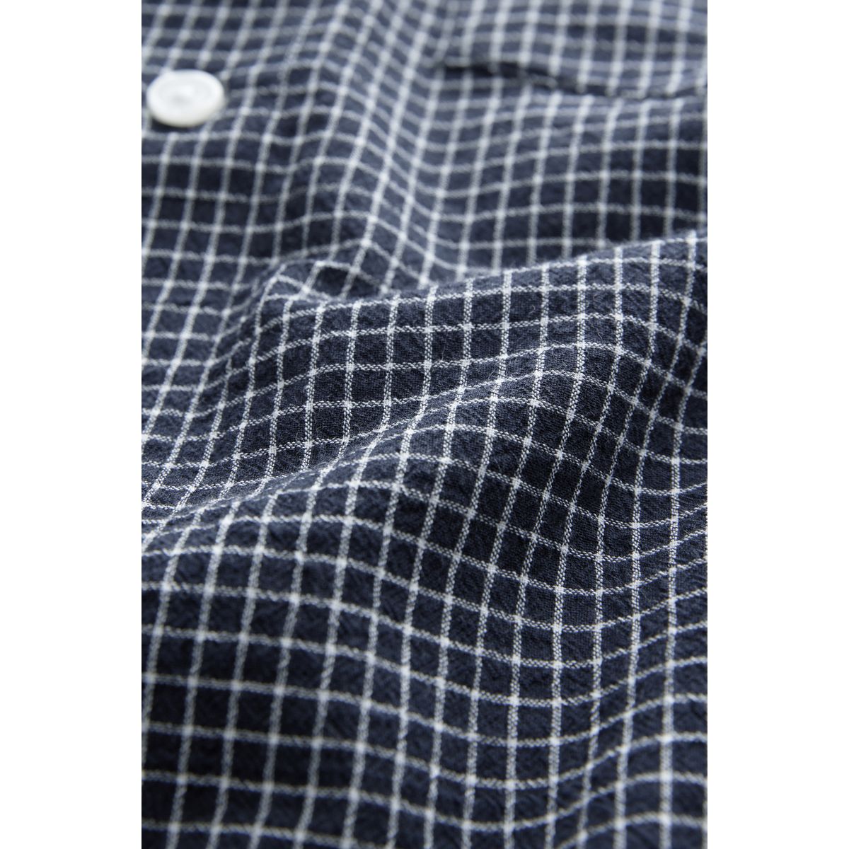 Chemise à manches longues et carreaux bleu marine, NEXT