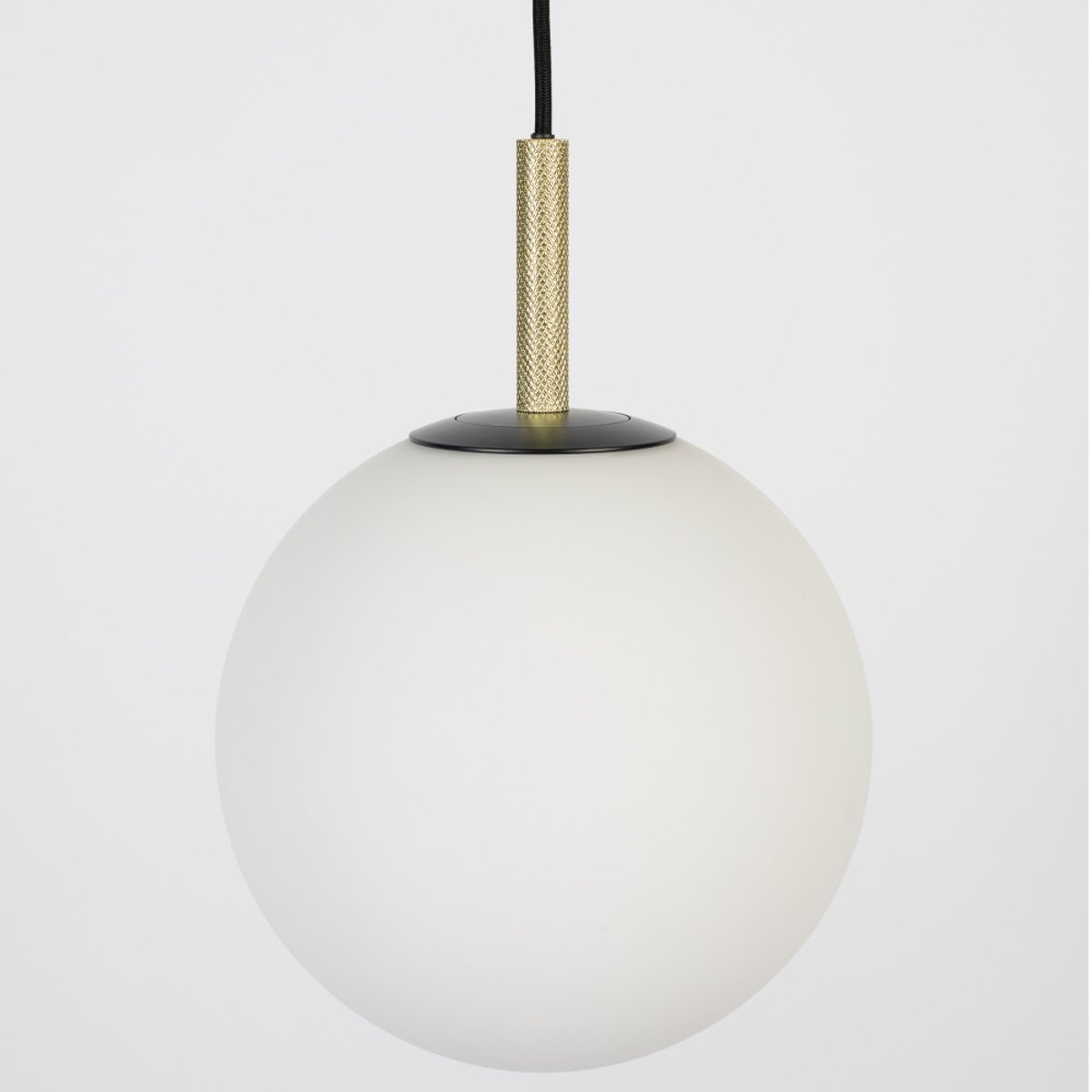 Suspension en marbre et métal ø25cm - Orion noir, ZUIVER