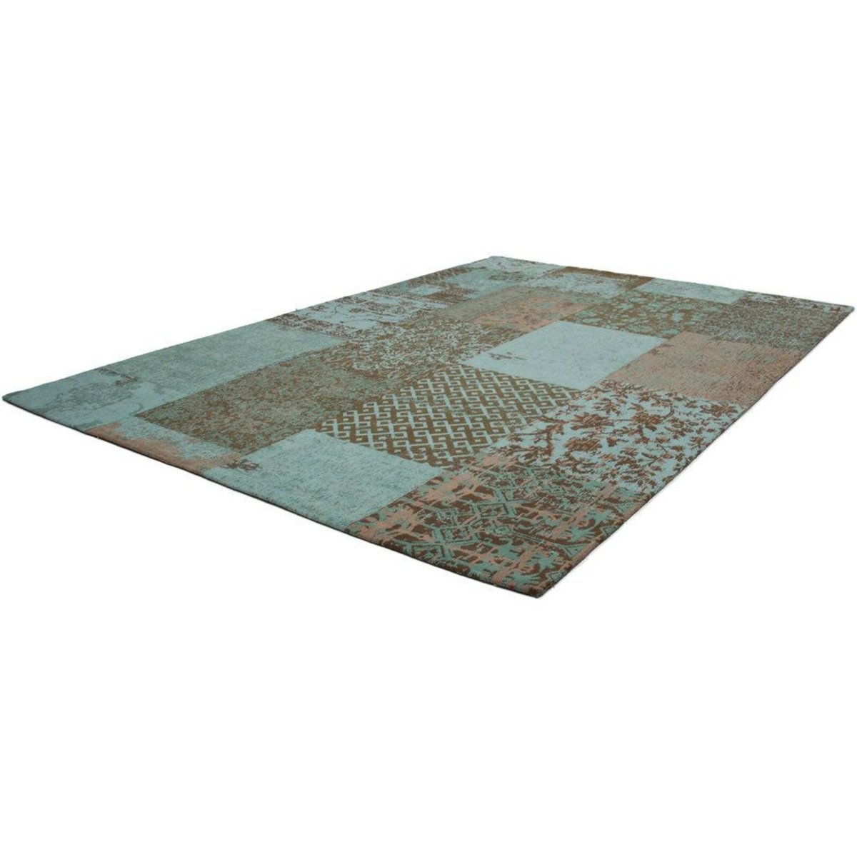 Tapis en coton fait main, SYMPHONY bleu, ARTE ESPINA