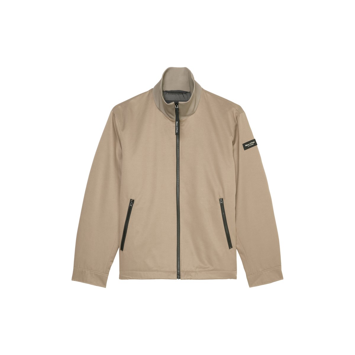 Veste doublée regular en micro-twill hydrofuge marron clair, MARC O'POLO