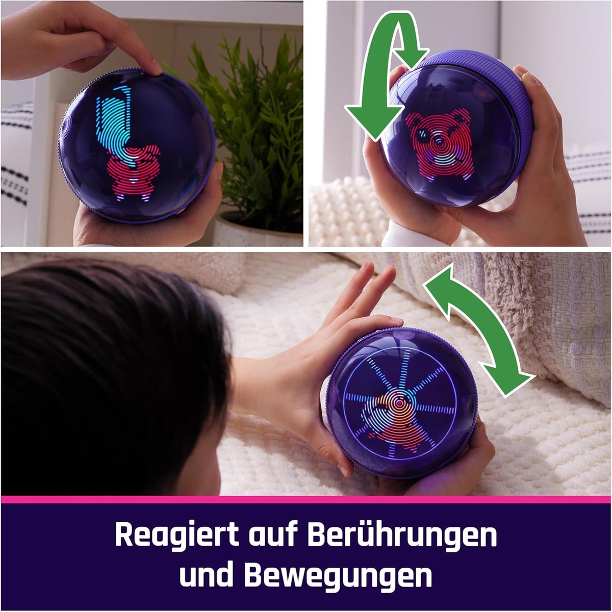 Bitzee - Le hamster numérique violet, SPIN MASTER