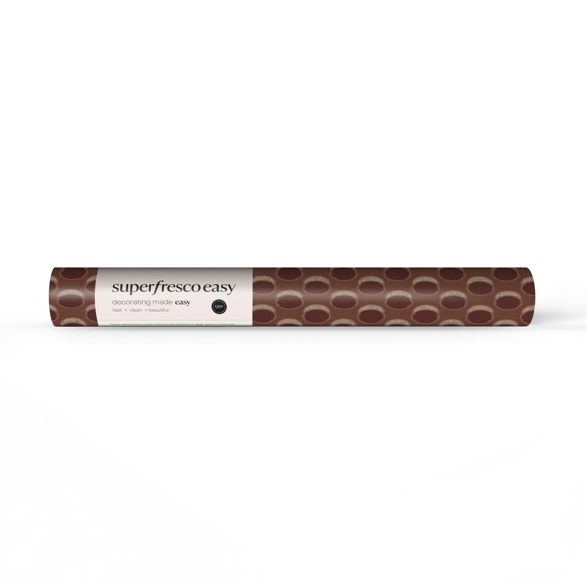 Papier peint Grands Plumetis terracotta, rouille, SUPERFRESCO EASY