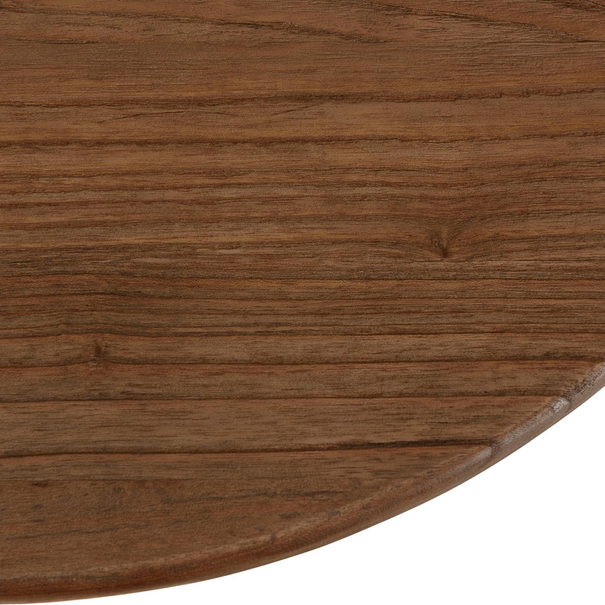 Table basse 140cm forme organique en bois de mindi ARCUS bois naturel, PIER IMPORT
