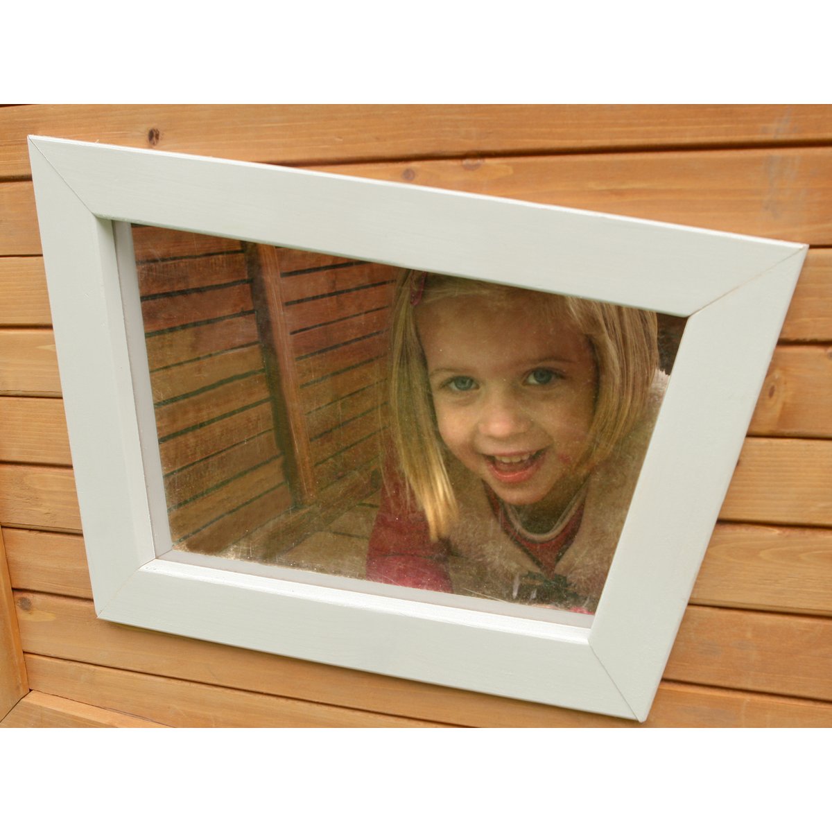 Grande cabane d'extérieur enfant en bois Lisa naturel, AXI
