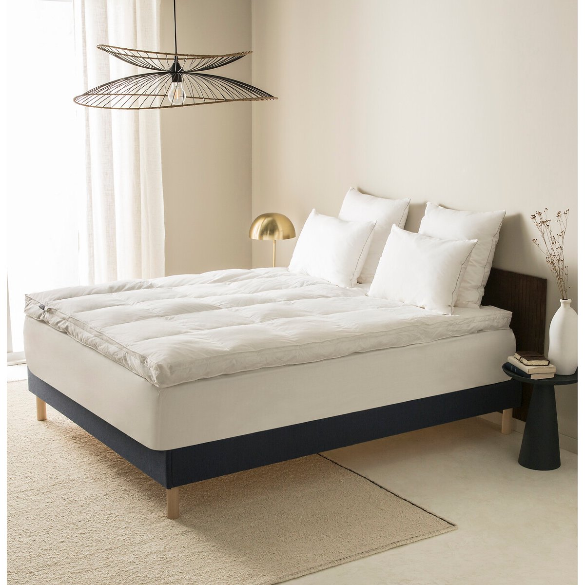 Surmatelas Contour blanc, DROUAULT