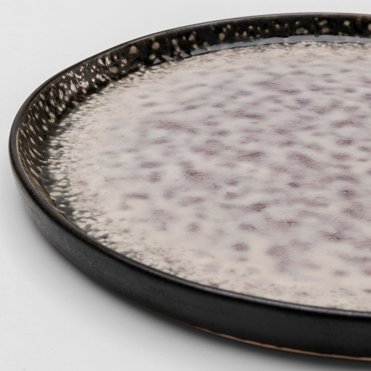 Lot de 4 assiettes plates 21cm, SOHO gris, KARE DESIGN