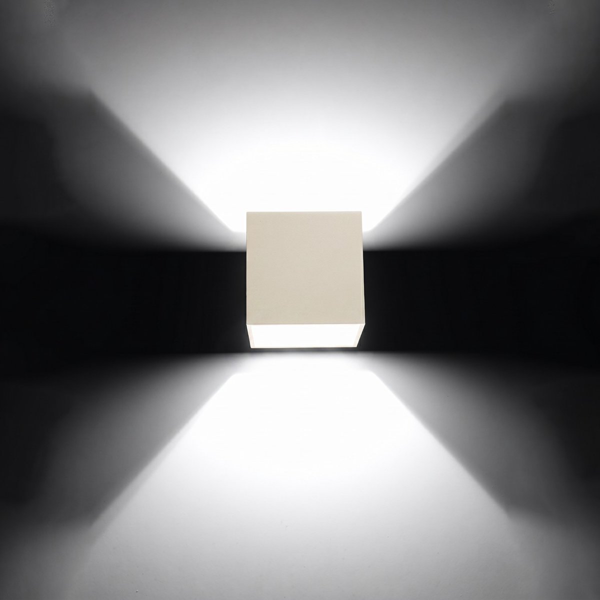 Applique murale Aluminium Beige G9 1 Quad beige, EDEN