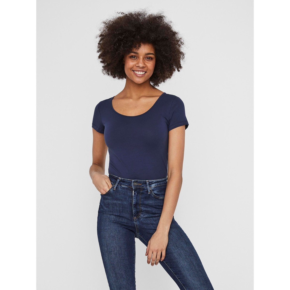 Top black iris, VERO MODA