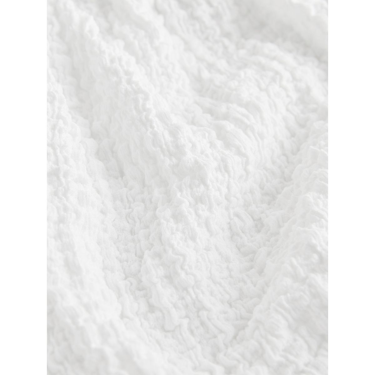 Jupe midi à volants superposés effet froissé blanc, NEXT