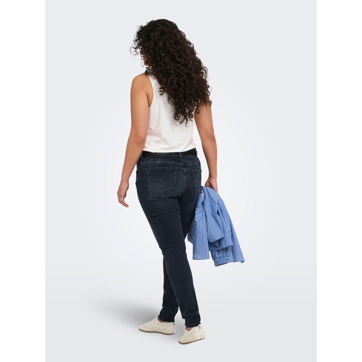 Jean Skinny washed black, ONLY CARMAKOMA