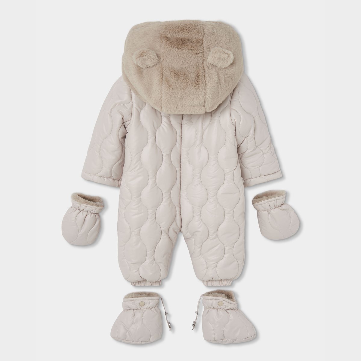 Combipilote bébé imprimé girafe beige, BOBOLI