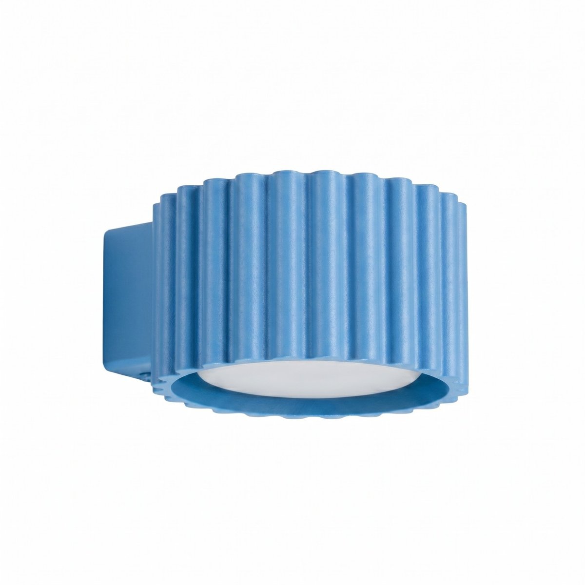 Applique murale Aluminium Bleu Gx53 1 AURA bleu, EDEN