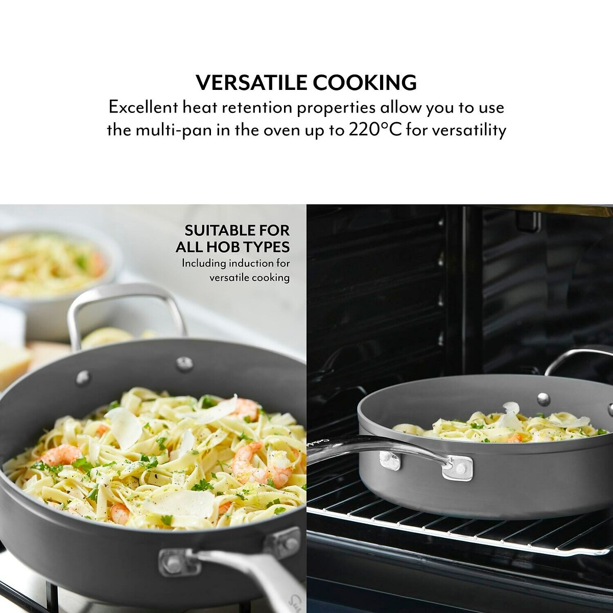28cm SLT Core Hard Anodized Multi-Pan grey, SUR LA TABLE