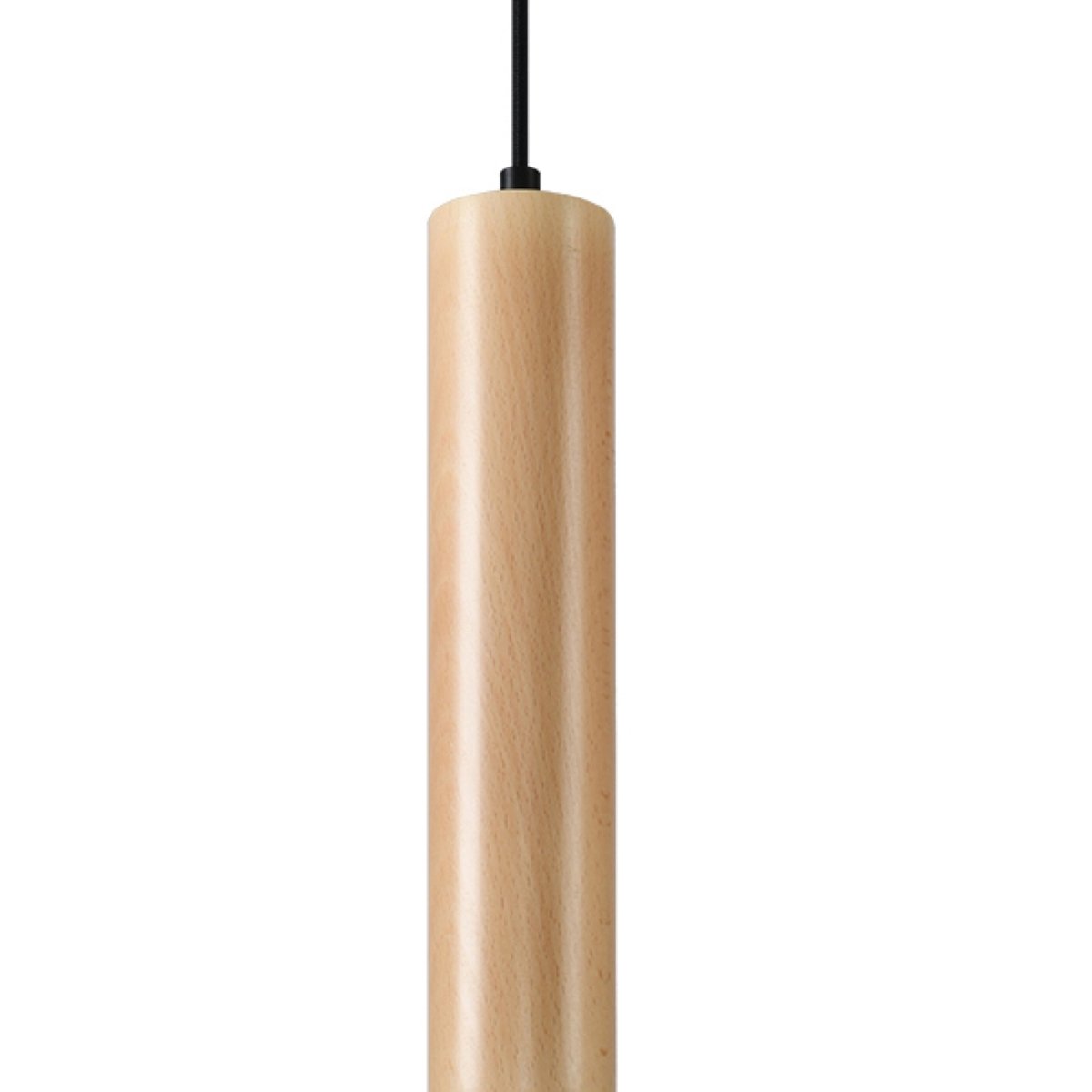 Suspension Bois Bois Naturel GU10 1 Lino marron, EDEN