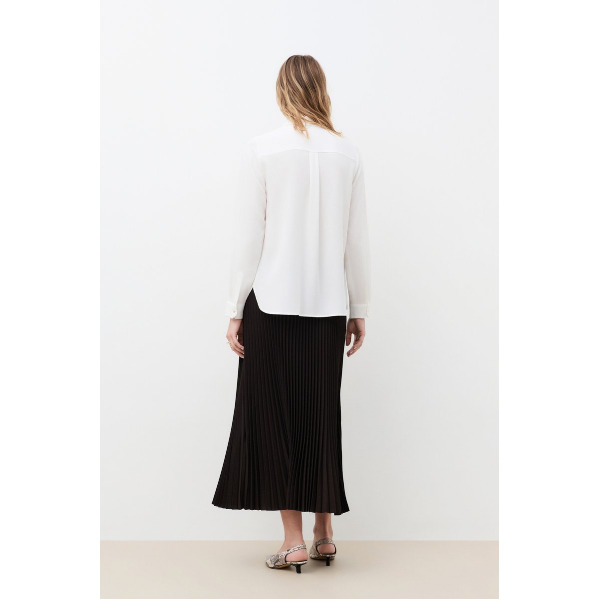 Chemise coupe droite CJAMIE ecru, CAROLL