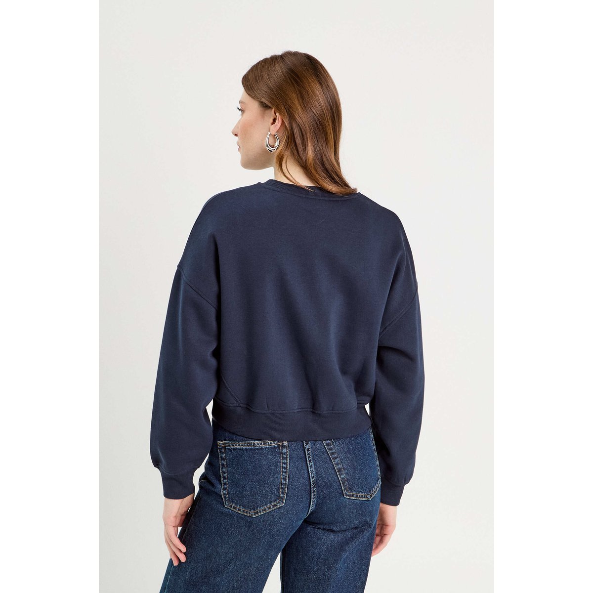 Sweat oversize bleu marine, CACHE CACHE
