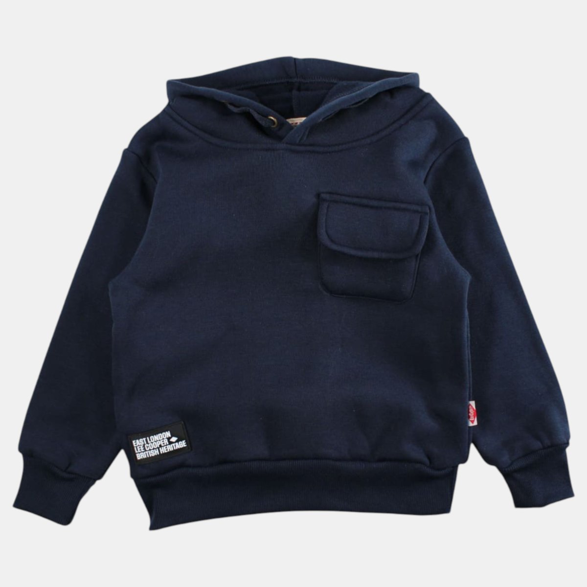 Sweat à capuche imprimé, manches longues OVERSHIRT bleu marine, LEE COOPER