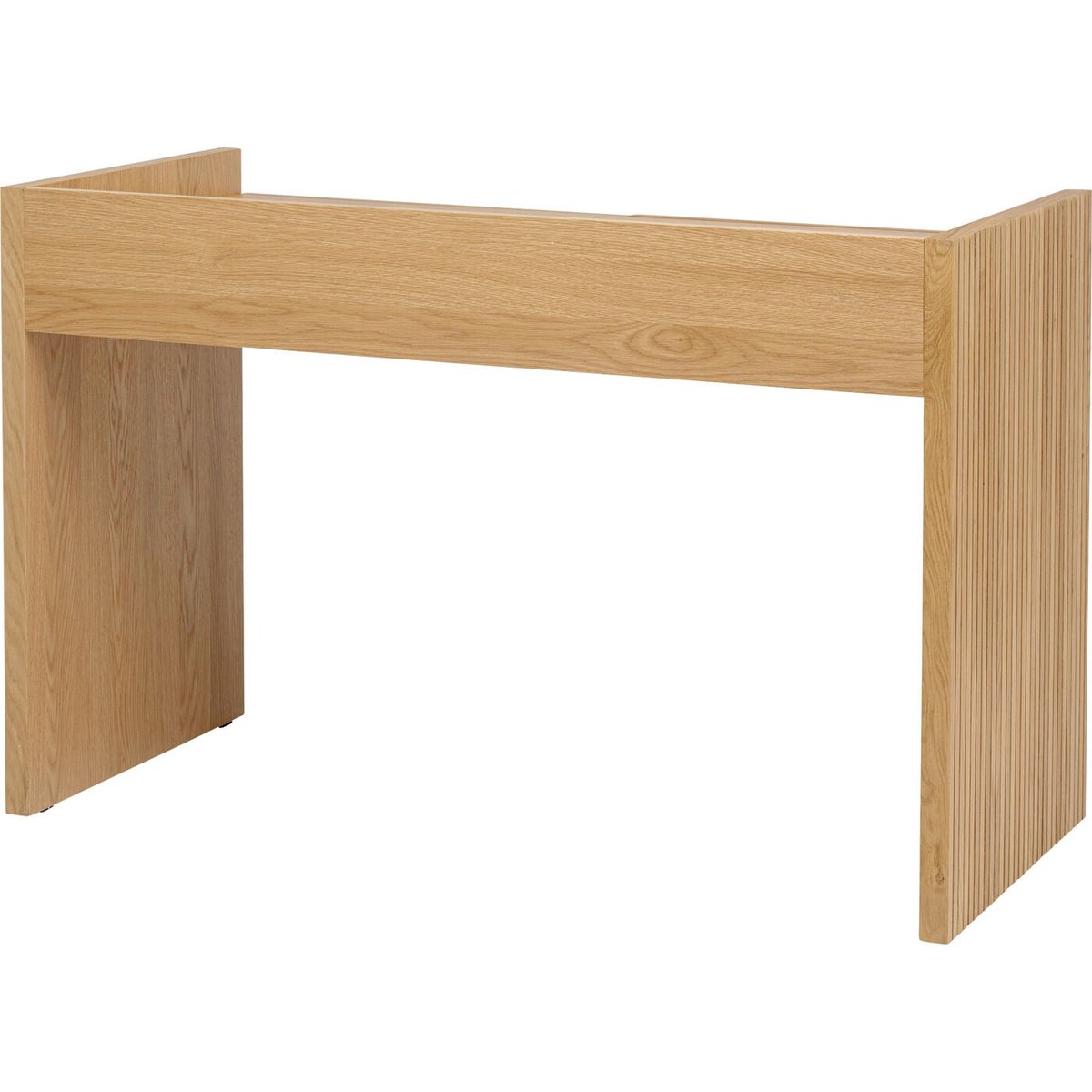 Bureau 2 tiroirs en chêne, BRIGHTON bois clair, KARE DESIGN