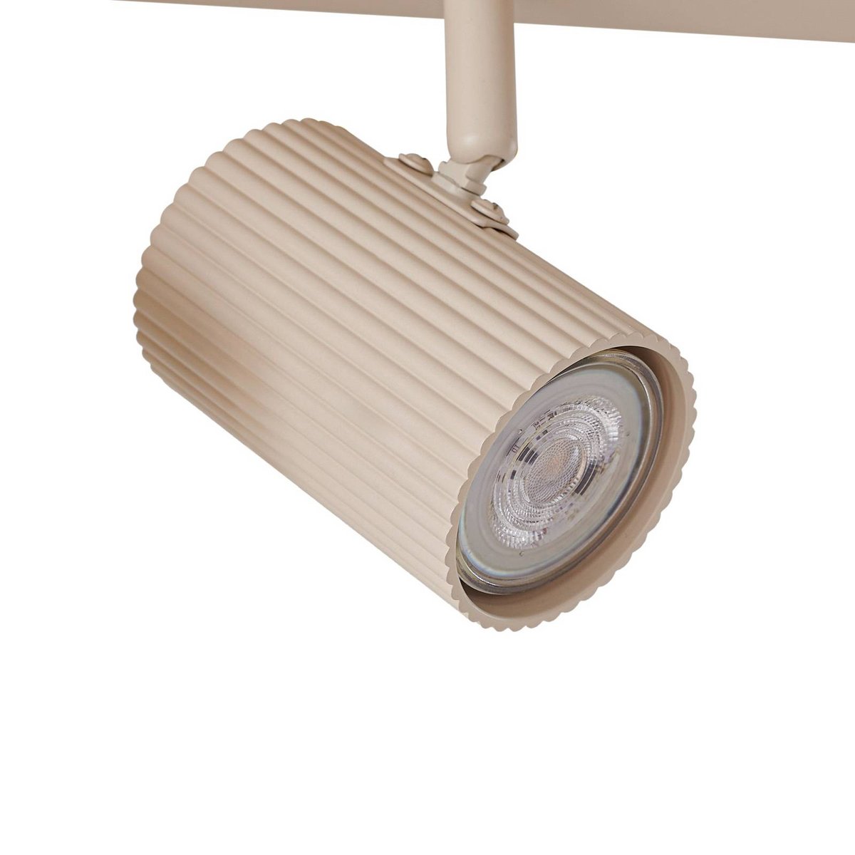 Spot en aluminium moderne, Kardis beige, LINDBY