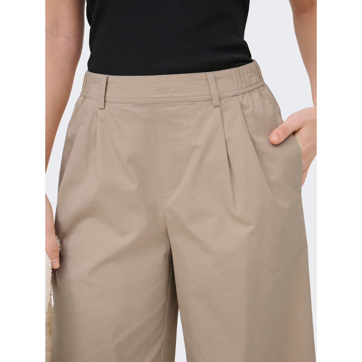 Jupe Culotte grise - oxford tan, ONLY