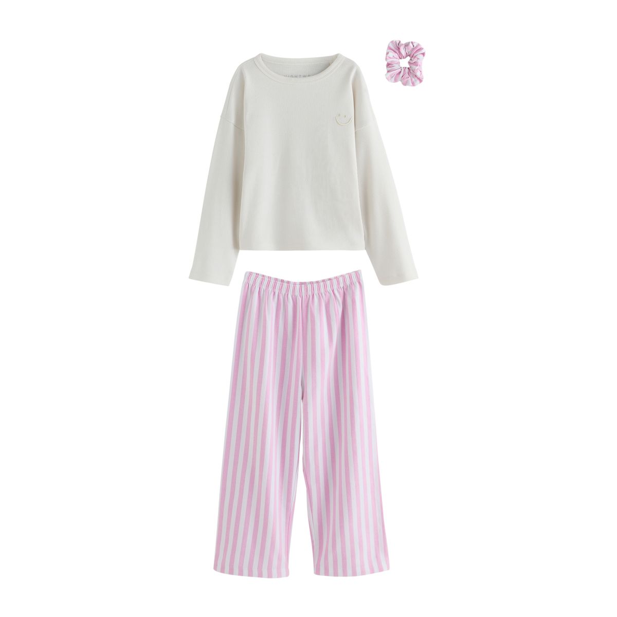Pyjama large tissé, lot de 2 rose, NEXT