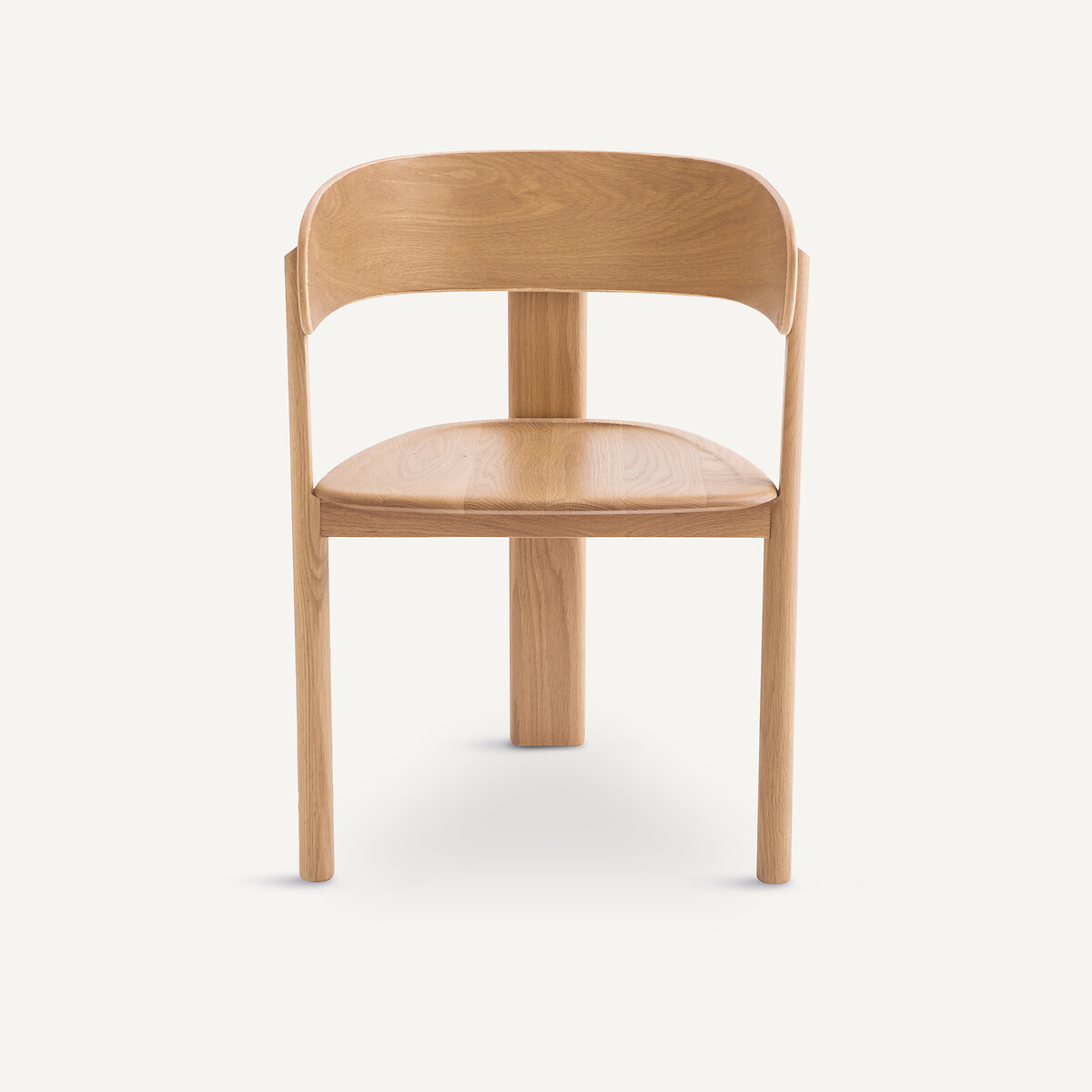 Tischsessel, 3 Beine, aus massiver Eiche, Marais, Design Emmanuel Gallina eiche, EMMANUEL GALLINA X AM.PM