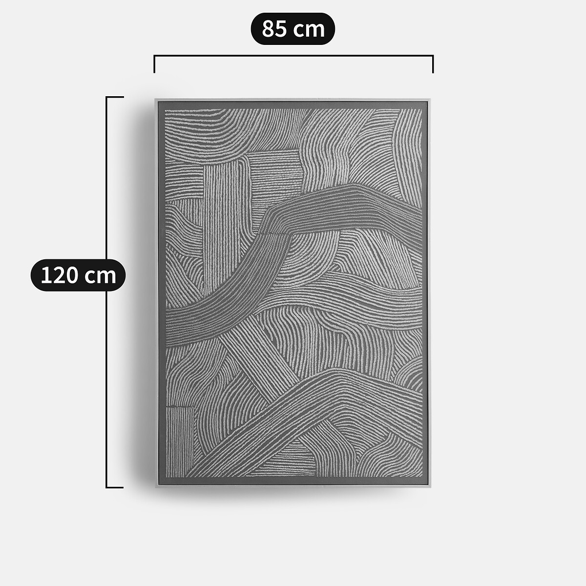 3D-geprint schilderij, breedte 85 x hoogte 120 cm, DUNA camel, LA REDOUTE INTERIEURS