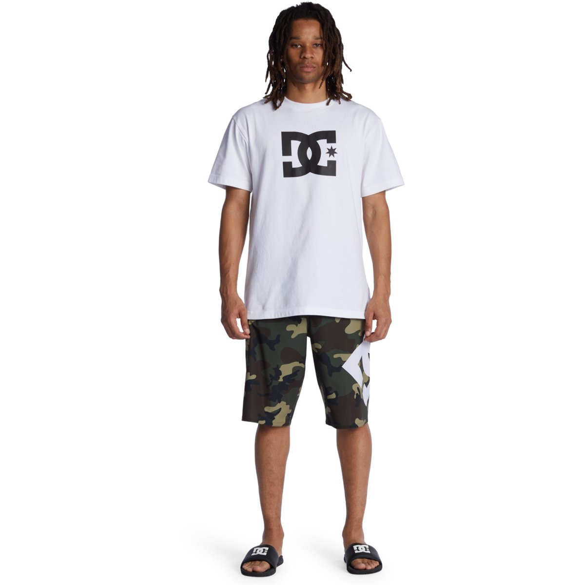 Boardshort LANAI 21". vert camo, DC SHOES