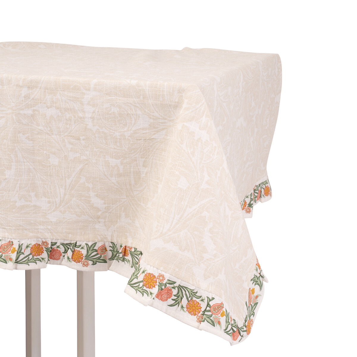 230cm Kitchen Garden Tablecloth neutral, WILLIAM MORRIS AT HOME