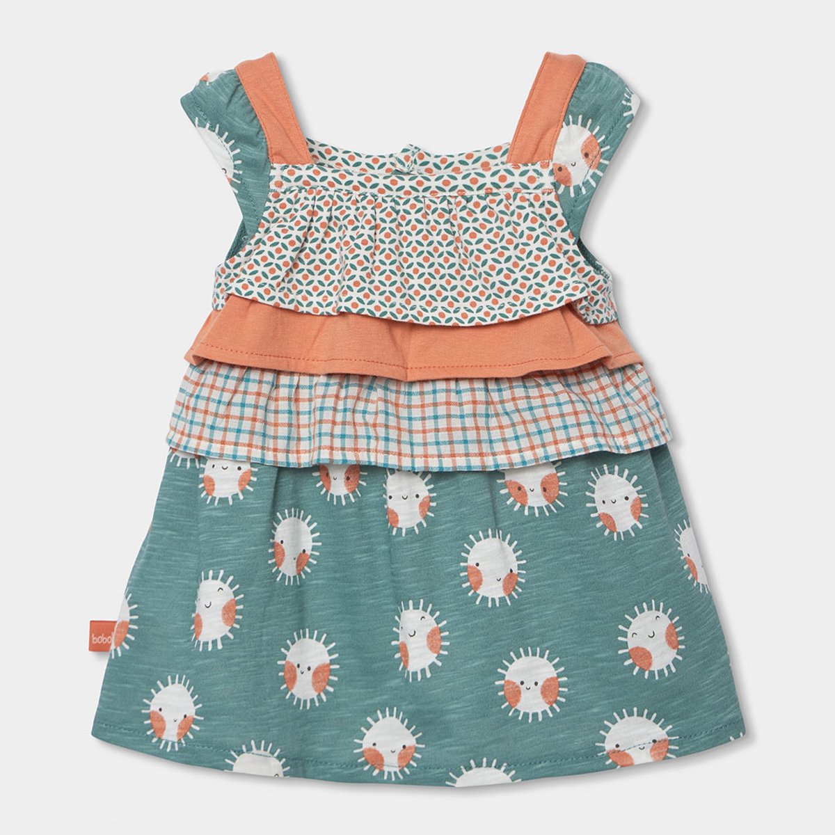 Robe bébé en maille imprimée multicolore, BOBOLI
