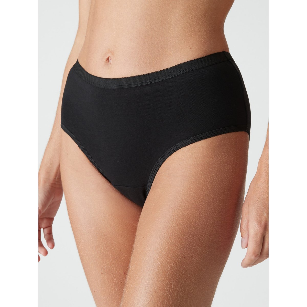 Lot de 3 culottes midi basiques lot noir, DAXON